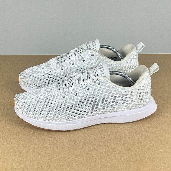 NOBULL Shoes - NoBull Mesh Running Athletic Shoes Womens 9.5 White Low Top Lace Up